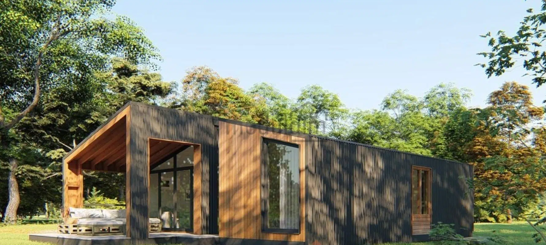 Екстер'єр модульного будинку фото 2